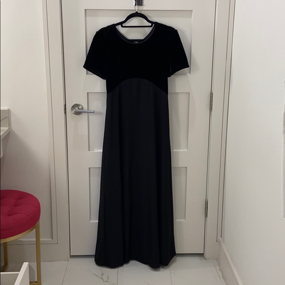 long black maxi dress